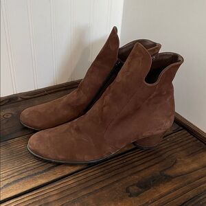 New Arche Musaca Brown Sueded Leather France Ankle Boots